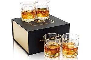 Classic Crystal Whiskey Tumblers: Embark on a Refined Drinking Experience