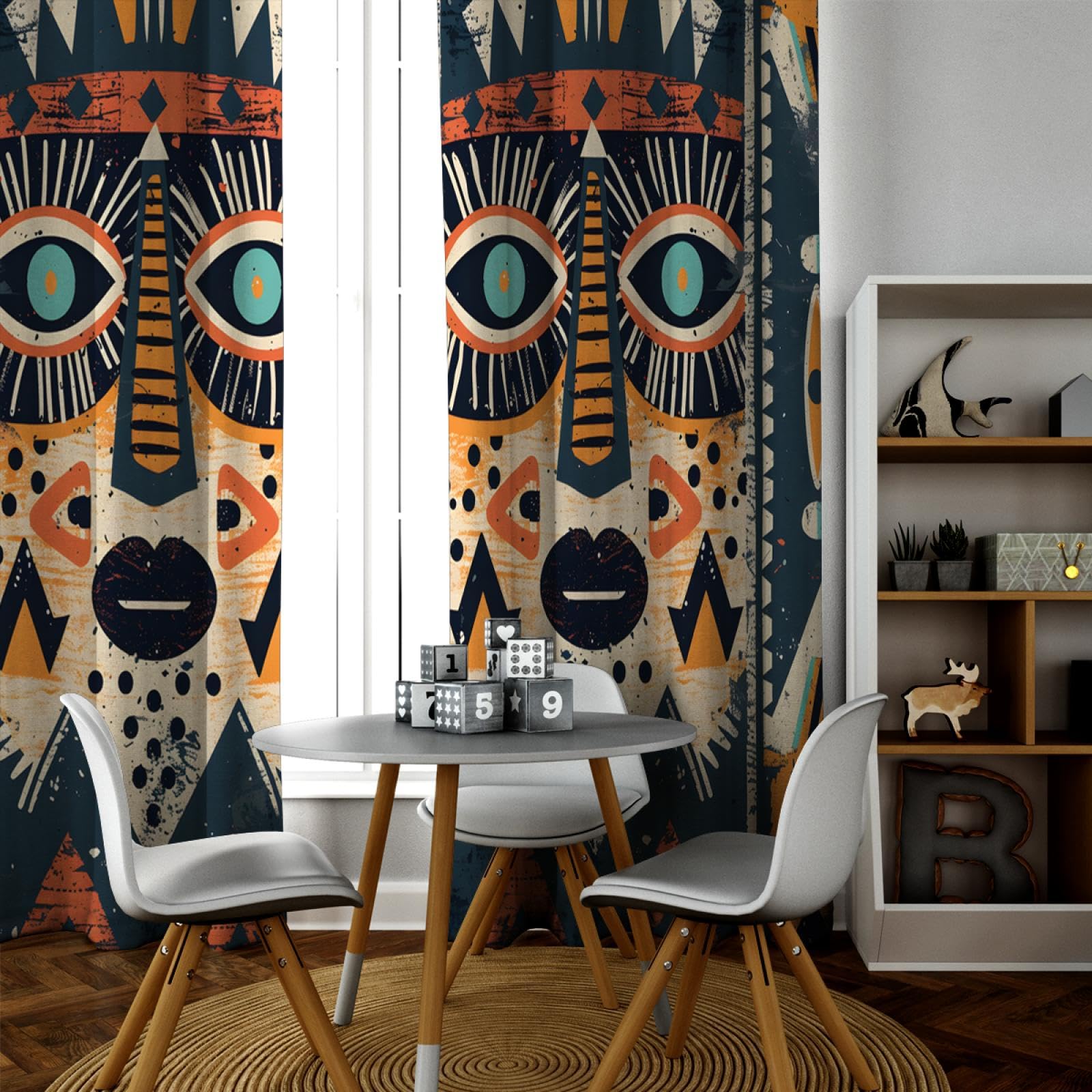GYROHOME Tende trasparenti a 6 pannelli, tende arcobaleno per camera da letto soggiorno con asta, tende colorate sfondo, tende, rosse, arancione, giallo oro, verde, blu, viola, 100 x 40 cm
