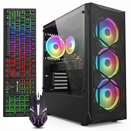 STGAubron Gaming PC Desktop Computer, Intel Core i7 up to