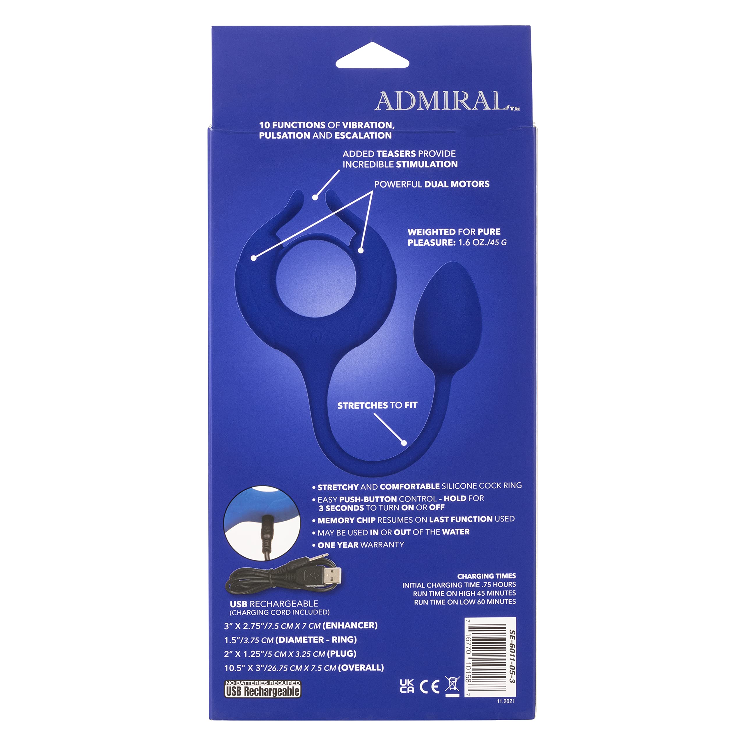 CALEXOTICS - Anello Pene Ponderato Admiral