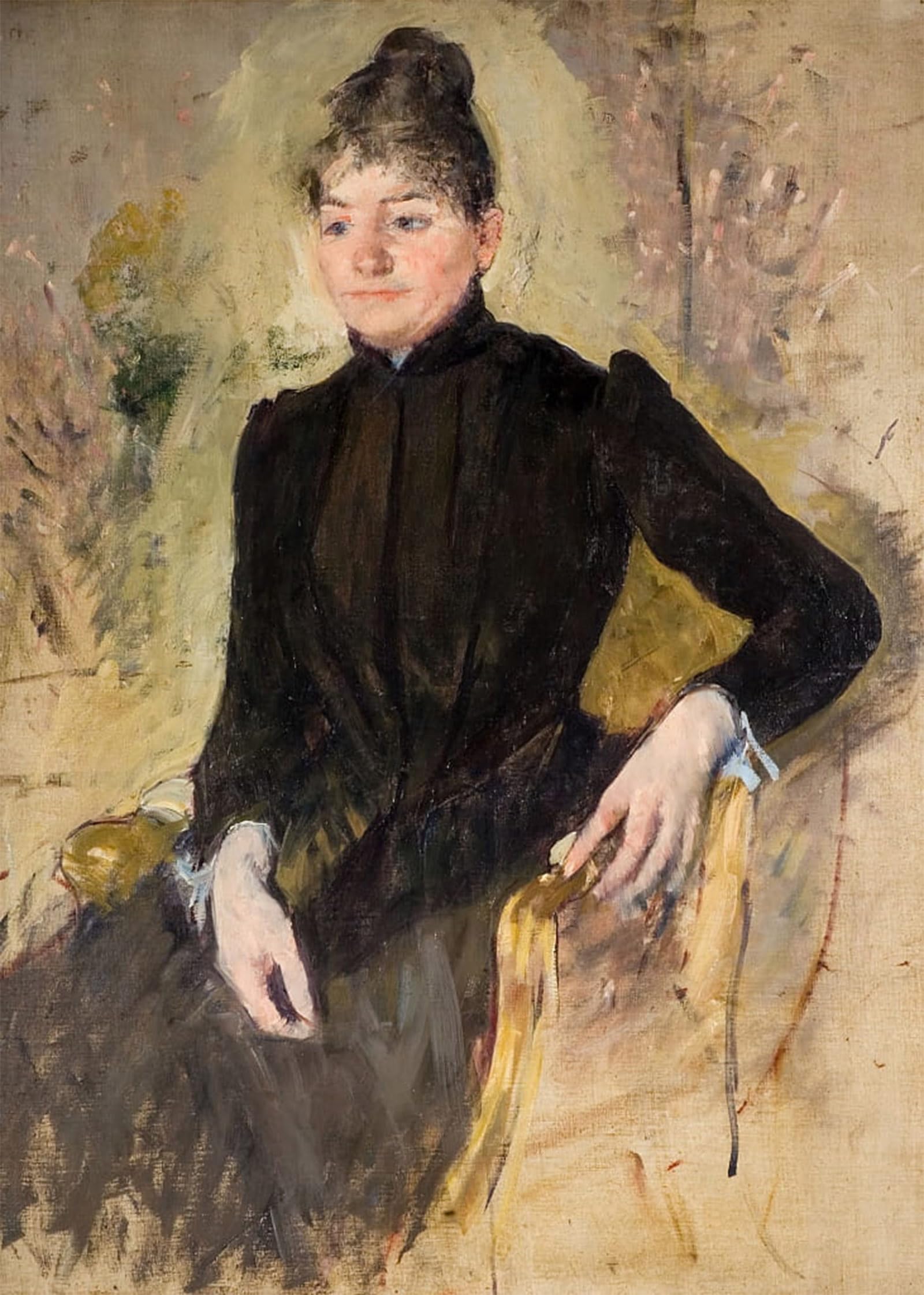 POSTERIIk Famous Animal Posters Vintage Picture Portrait of a Woman by Mary Cassatt Modern Wall Decor for Home Decor 60x90cm