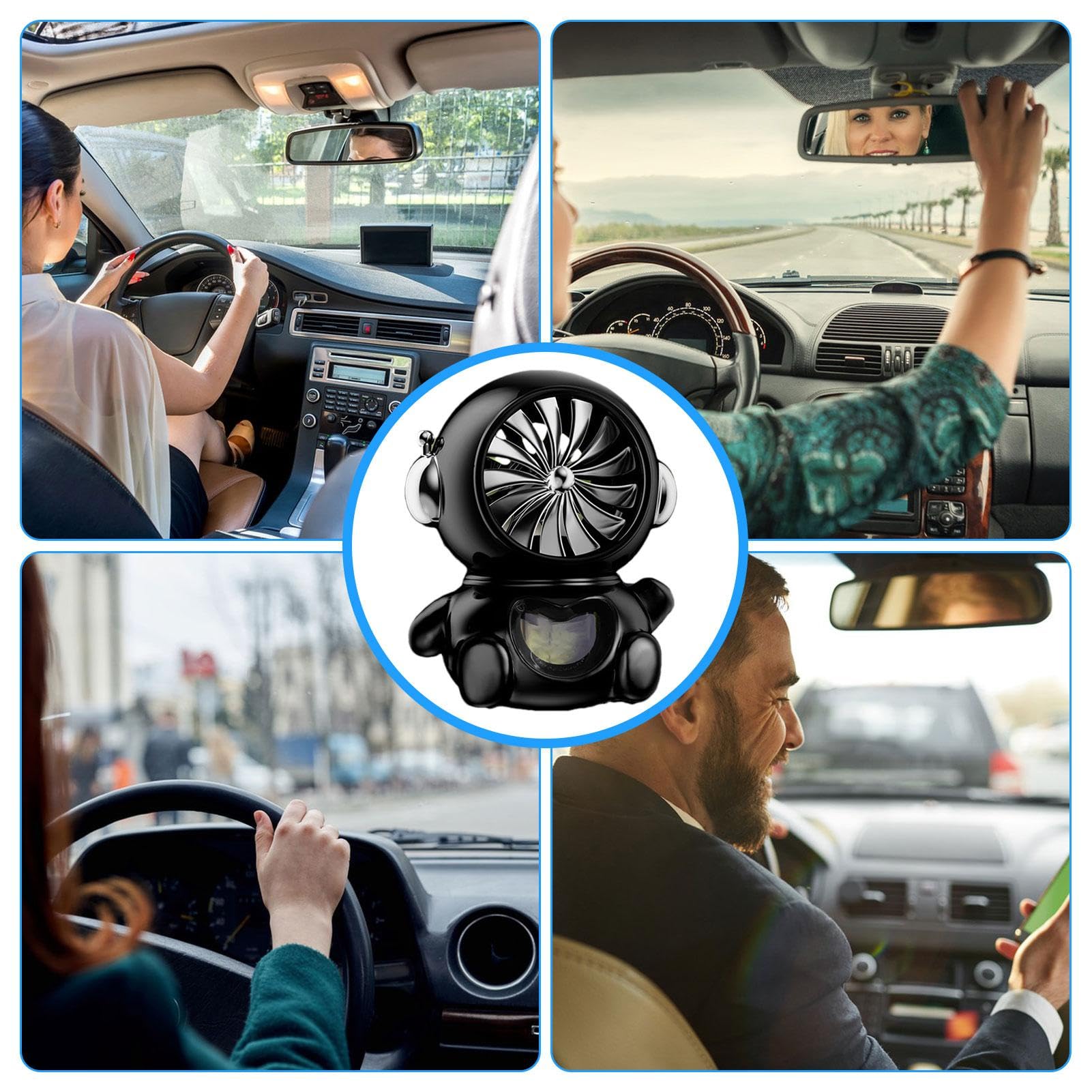 Zonne-energie Auto Air Freshener Draaiend - Motorfiets Geurverwijderaar | Langdurige Draaiende Geurneutralisator Op Zonne-Energie Voor Voertuiginterieur, Huiskamer En Badkamer