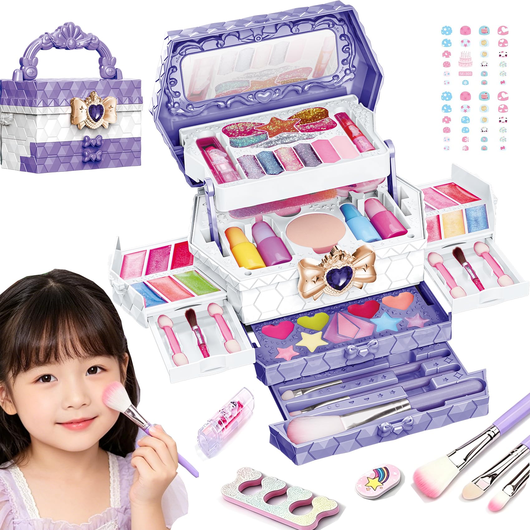 Amazon | YGKIPEGメイクおもちゃ 女の子 こども キッズコスメ