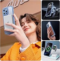 Vista 271 de TOCOL Funda magnética para iPhone 15 Pro Max, protección completa mejorada de la cámara, compatible con Magsafe, protección contra caídas, funda