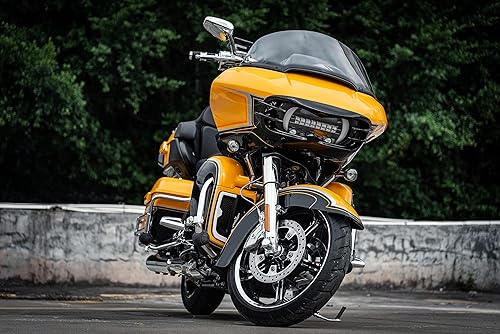 Miniatura 7 de Advanblack Bisel de faros delanteros a juego de color para Harley Road Glide FLTRXSE 2015+, FLTRX, FLTRXST, FLTRUSE, FLTRU