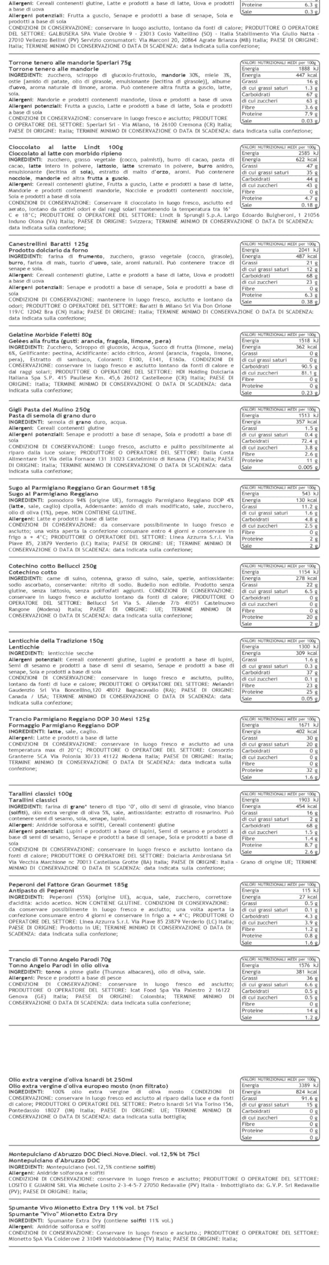 Cesto Natalizio Regalidea “Gran Regalo” con specialità Gastronomiche Tipiche di alta qualità - Confezione Regalo di Natale Gourmet da 17 Pezzi