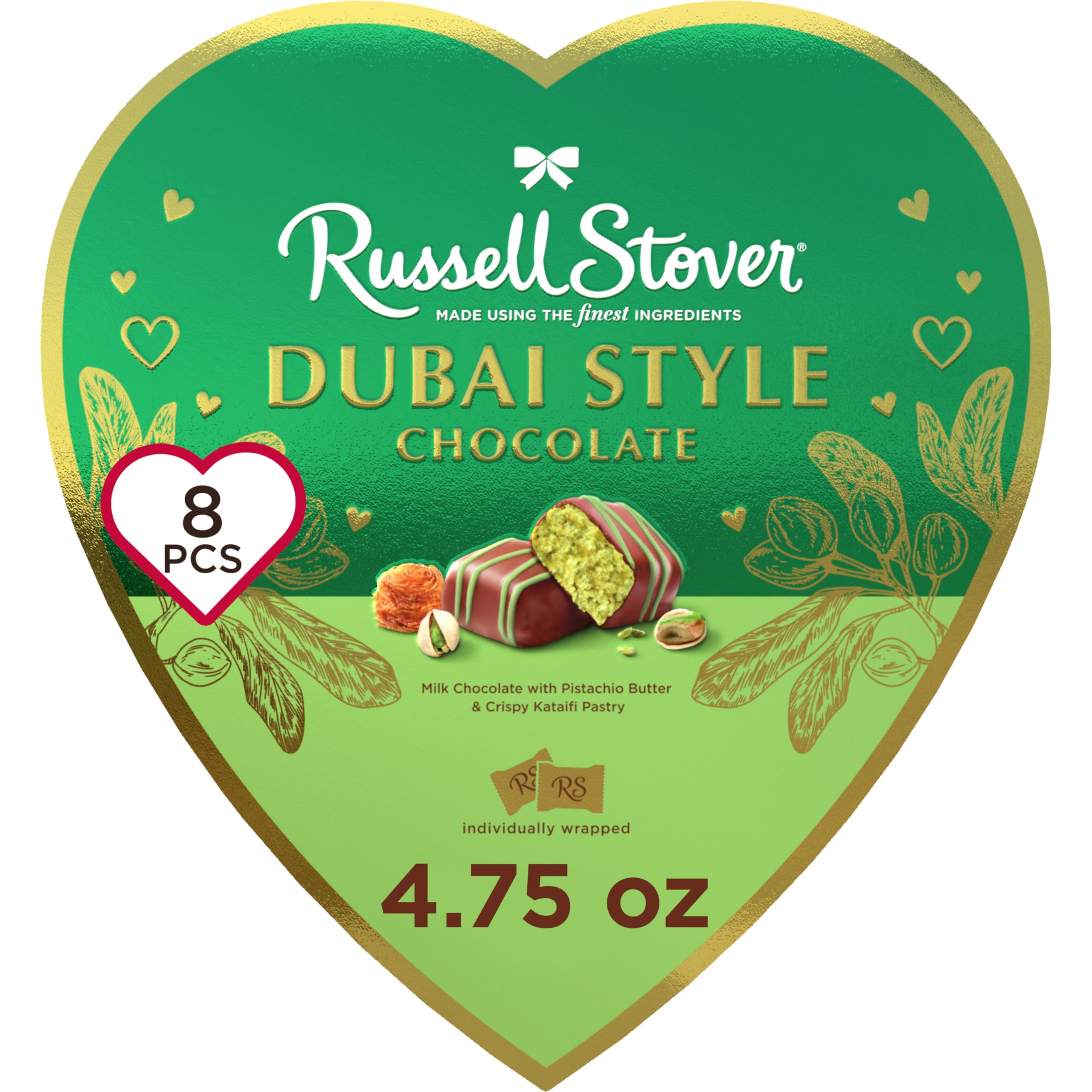 Amazon.com : RUSSELL STOVER Valentine's Day Dubai Style Milk