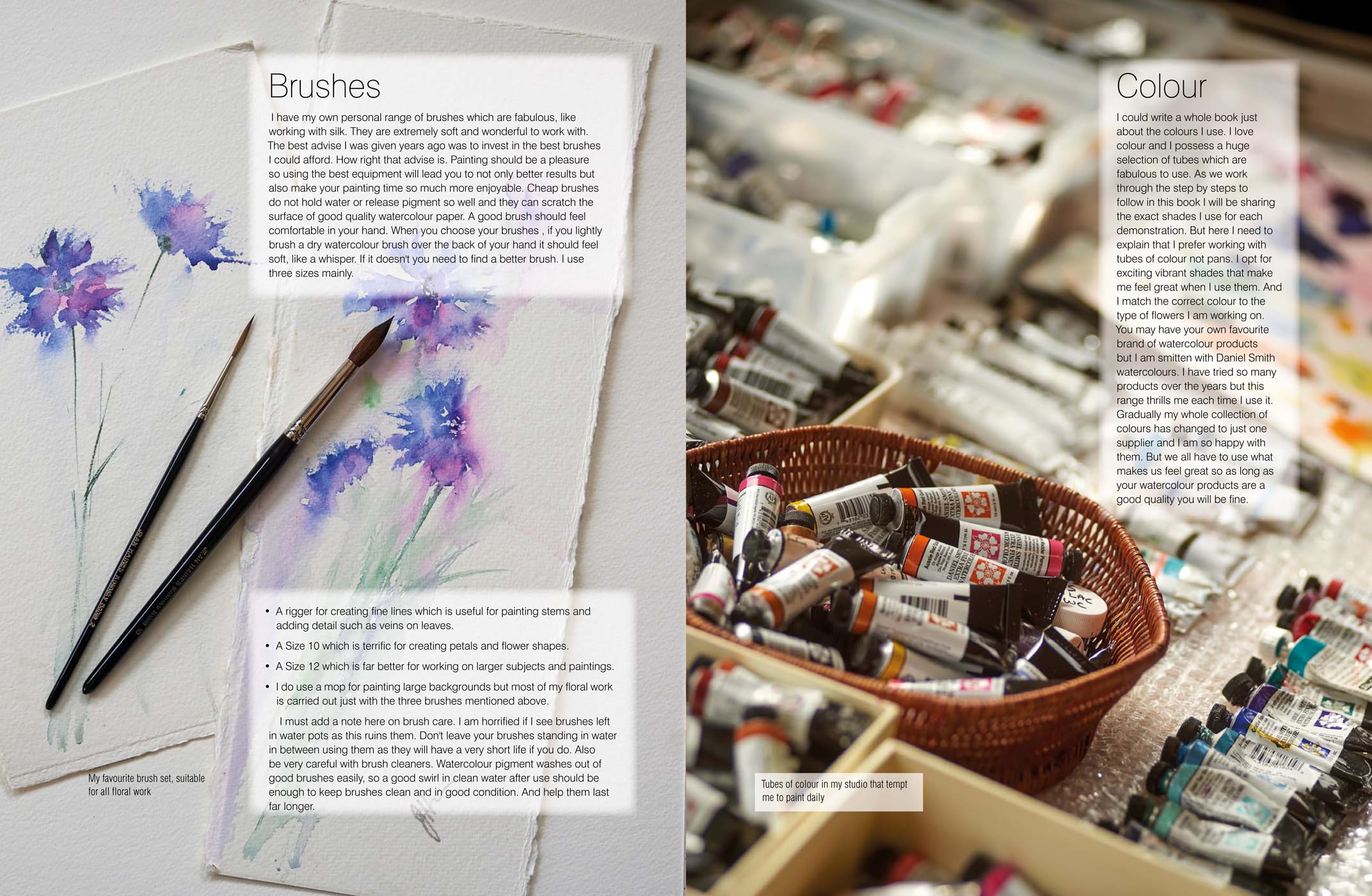 Atmospheric Flowers in Watercolour: Painting With Energy and Life