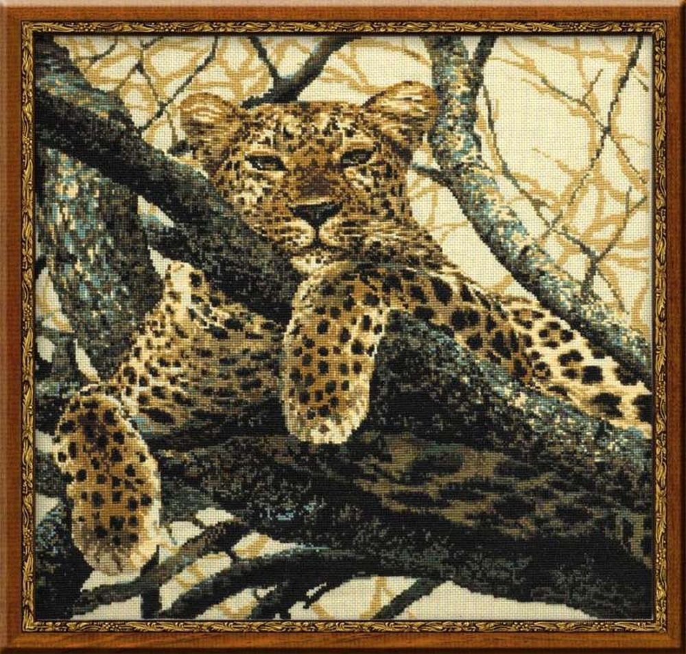 Riolis Kreuzstich-Set "Leopard", Zählmuster