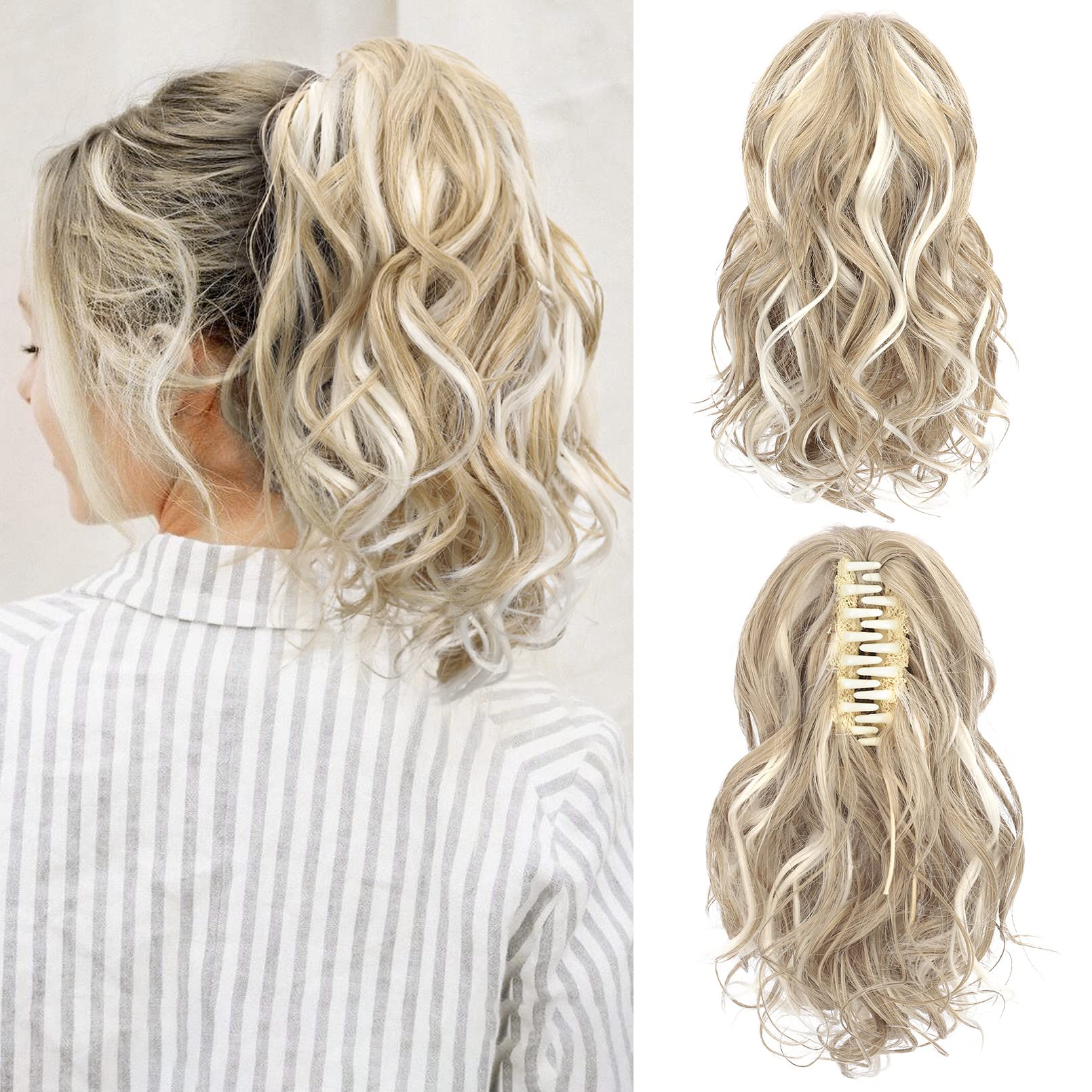 SEIKEA 10" Highlight Ponytail Extension Blonde
