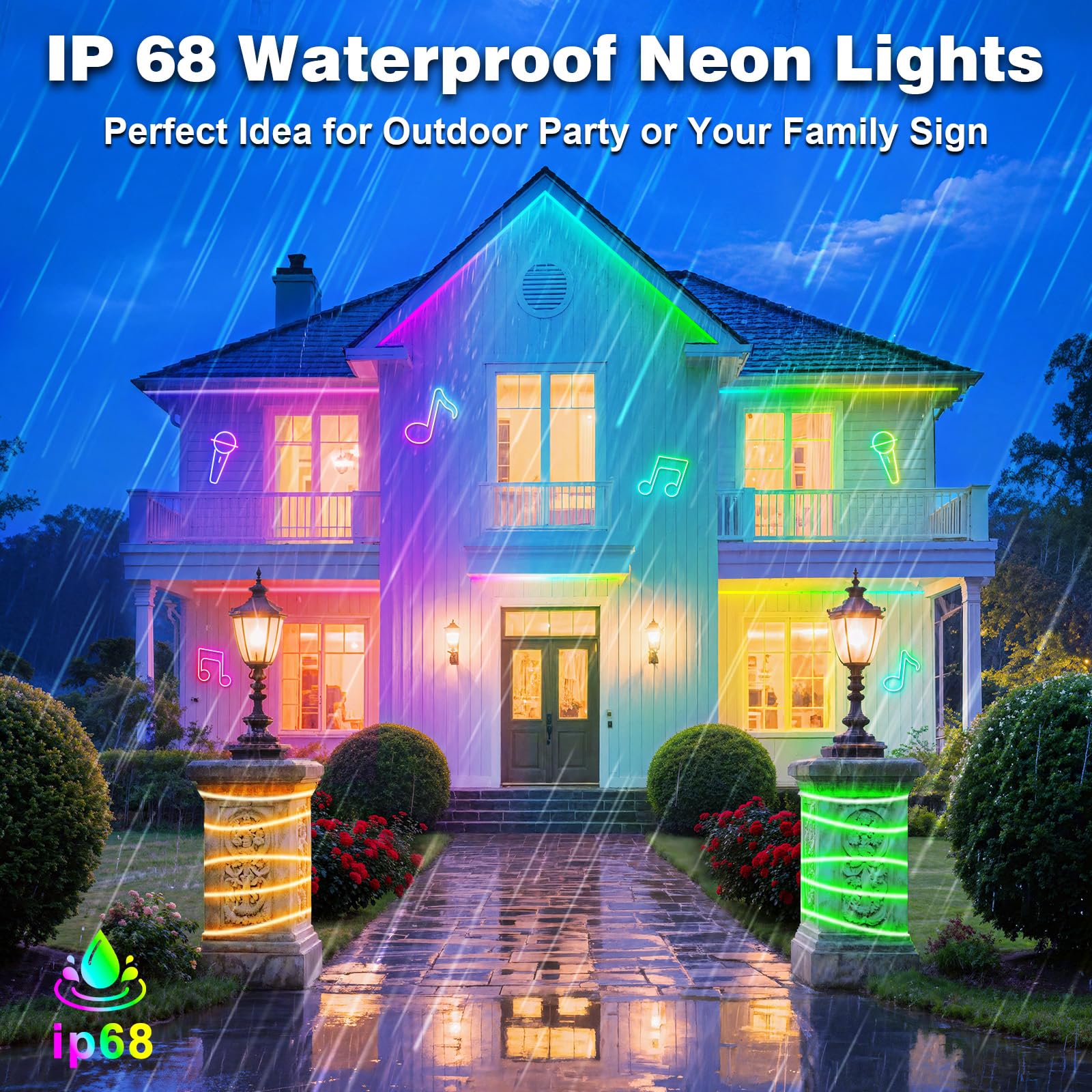 AHRLHR Waterproof Neon Rope Lights IP68 - Image 3