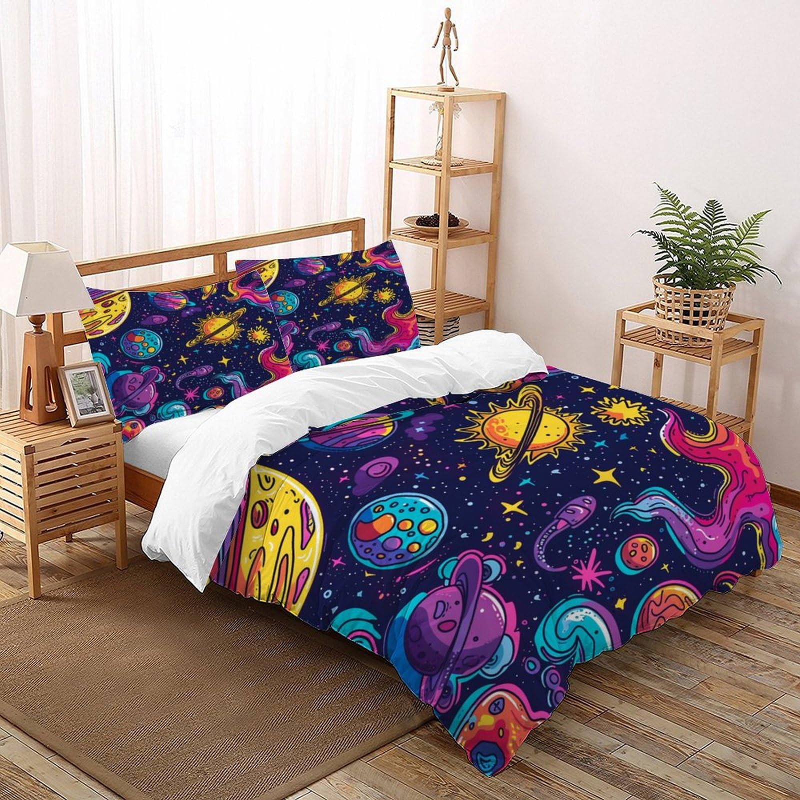 Housse de couette 260x220 cm Wild Animals en microfibre