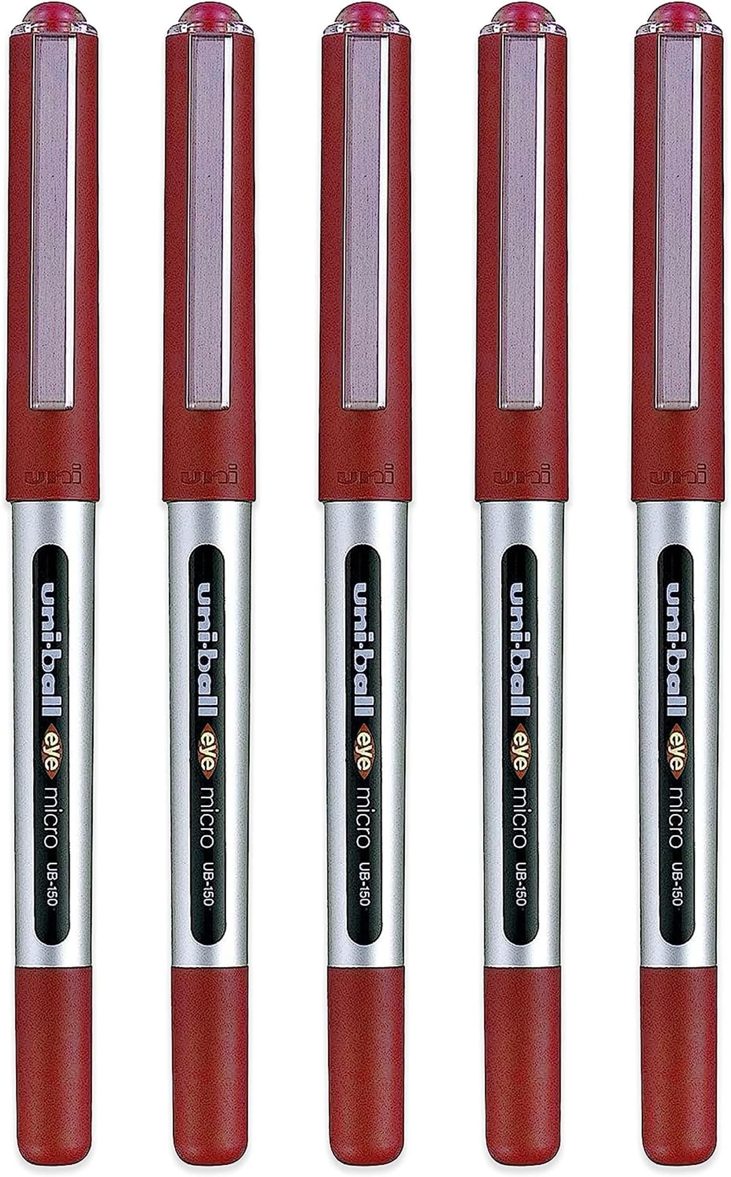 UniBall Eye/Micro UB150 Rollerball Pens / 0.5mm Black Ink/Value Set