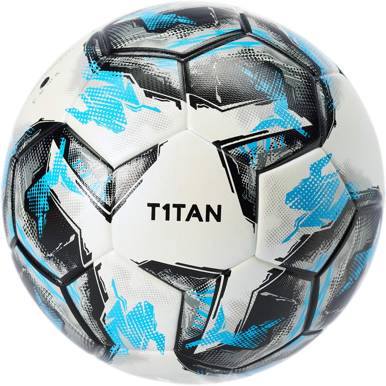 T1TAN Football Size 5 for Clubs - Match Ball + Training Ball for Men & Women - Thermobonded Seamless Glued