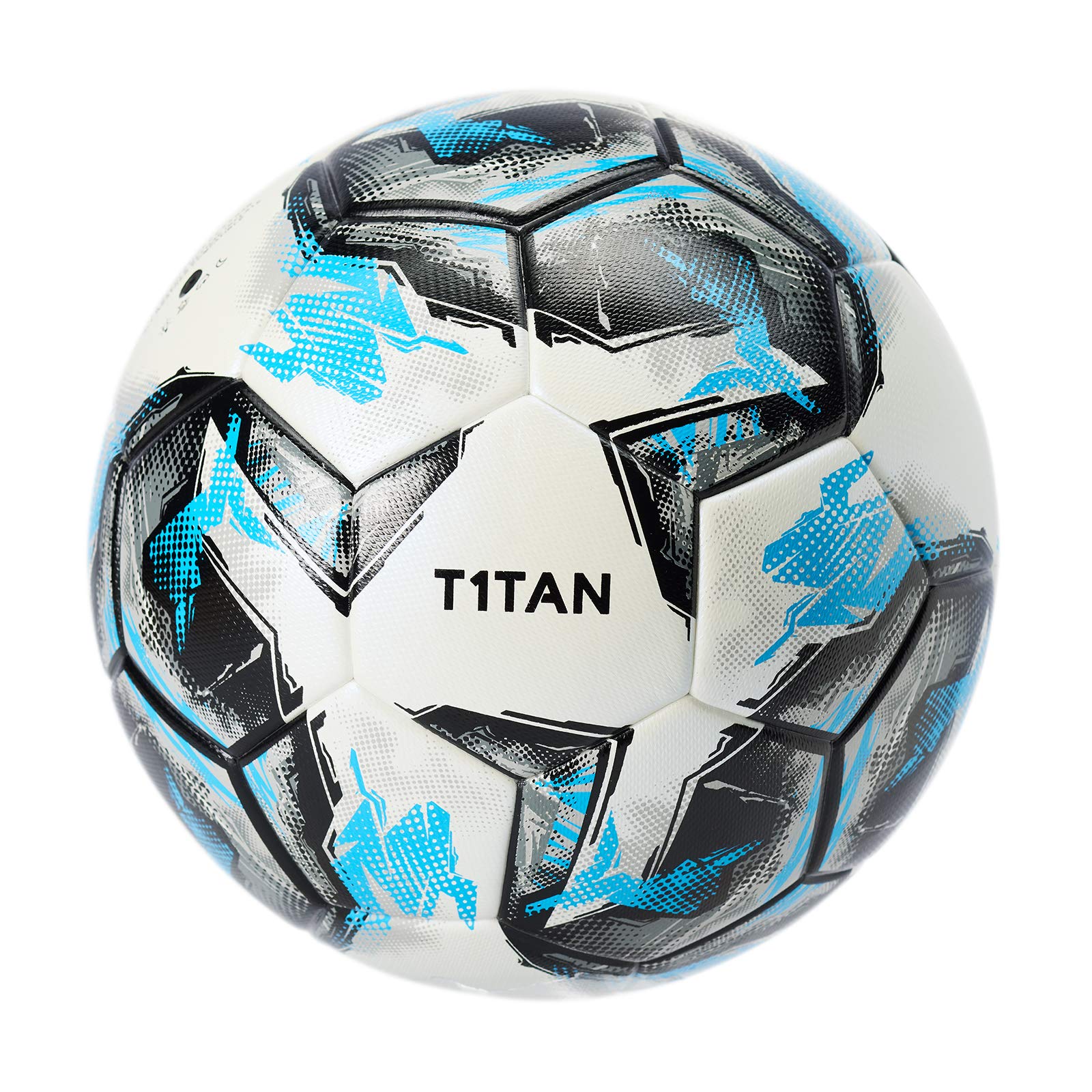 T1TAN Fussball Gr. 5 für Vereine - Matchball + Trainingsball Herren & Frauen Größe 5 - Thermobonded Spielball - nahtlos verklebt