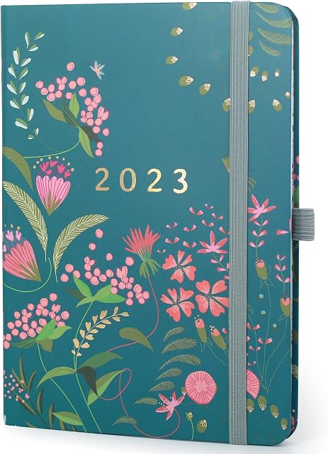 (A5 SIZE) Boxclever Press Everyday 2023 Diary A5 Week to View runs Jan - Dec'23. Luxury Diary 2023 & Notebook In One! Stunning A5 Diary 2023 week to view with Bill Trackers, Note Pages & More