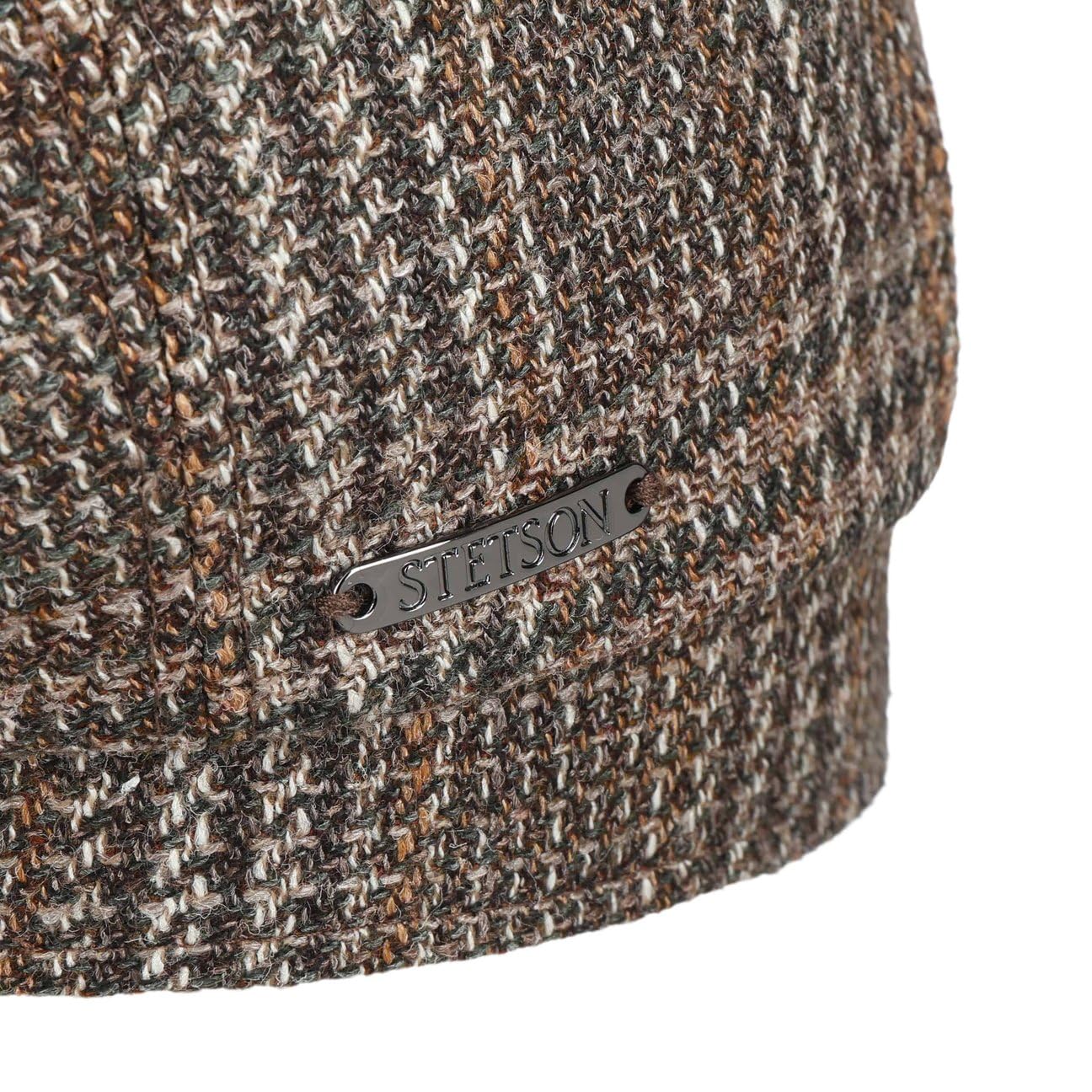 Stetson Hatteras Gorra Plana Cuadros Overcheck Hombre Otono Invierno