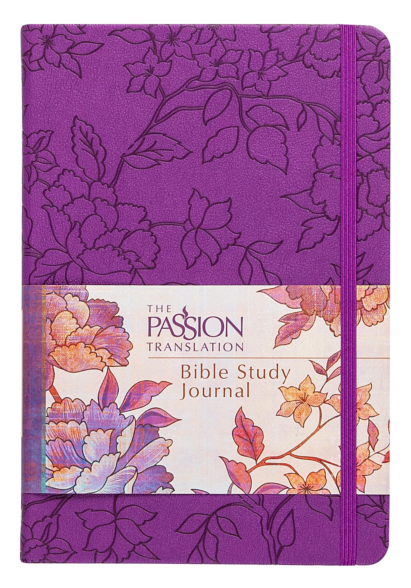The Passion Translation Bible Study Journal (Peony)