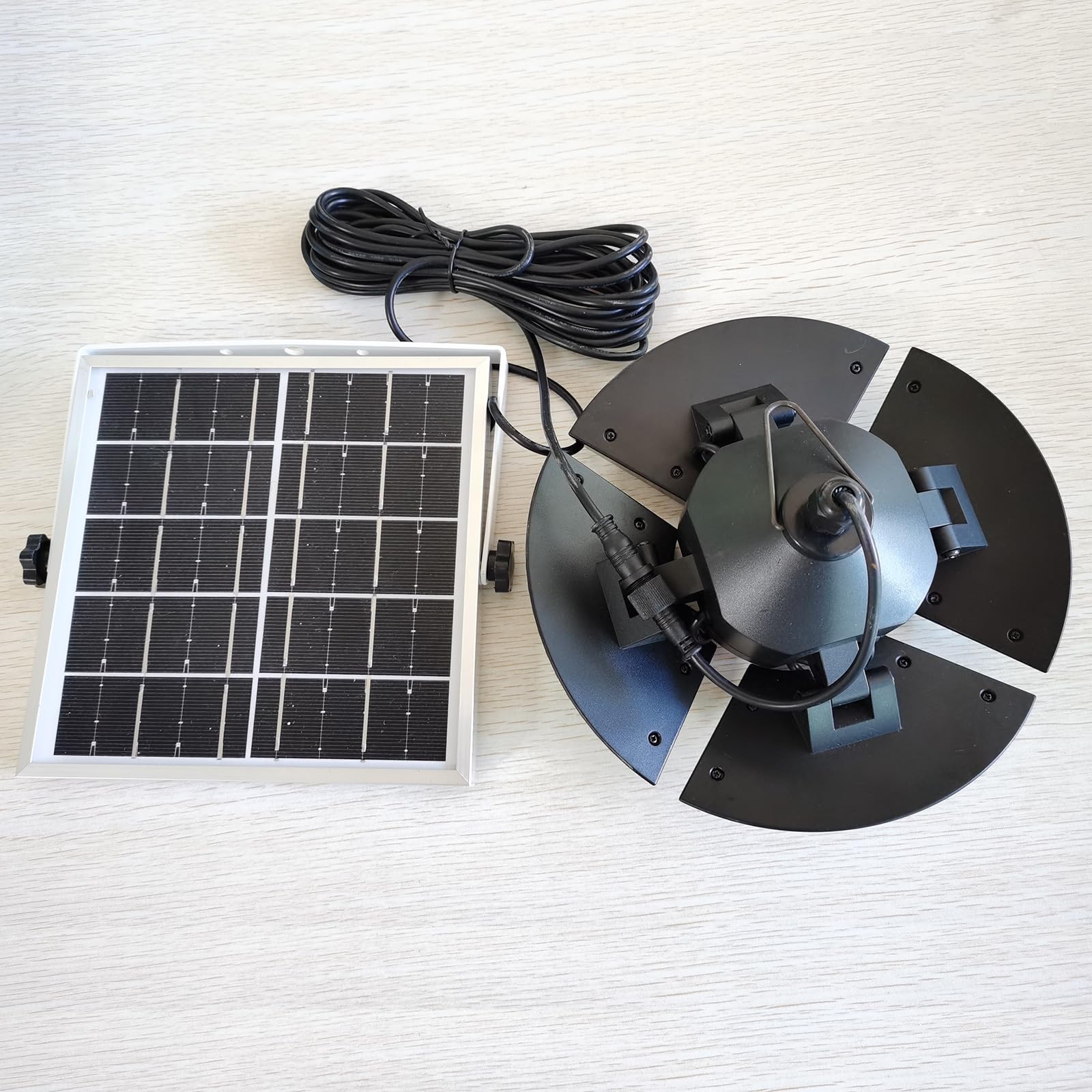 Lampada da capanno solare per interni ed esterni a energia solare Pandent Luci di lavoro diurno Telecomando Lampada di sicurezza per Garage Gazebo