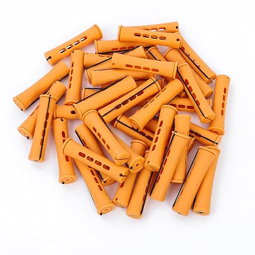 Vista 57 de Juego de 100 varillas rizadoras de cabello – Rodillos de plástico de onda fría para peinado natural, largo o corto, herramientas de peluquería