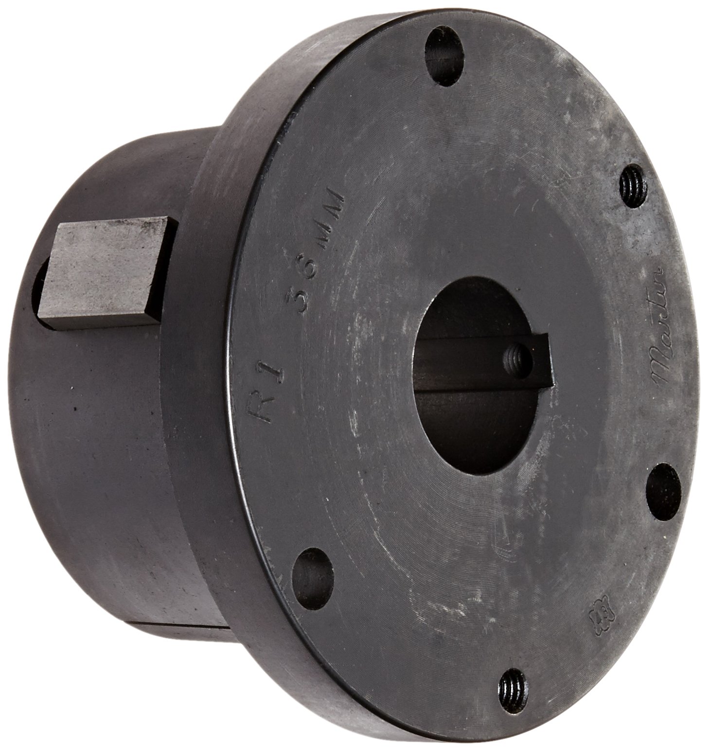 Martin R1 36MM MST Bushing, Ductile Iron, Metric, 36 mm Bore, 101.6 mm OD, 73.15 mm Length