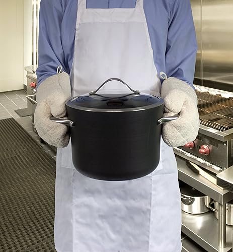 Miniatura 7 de Nouvelle Legende Guantes de horno acolchados de algodón de larga duración, protección contra el calor, 17 pulgadas, juego de 2