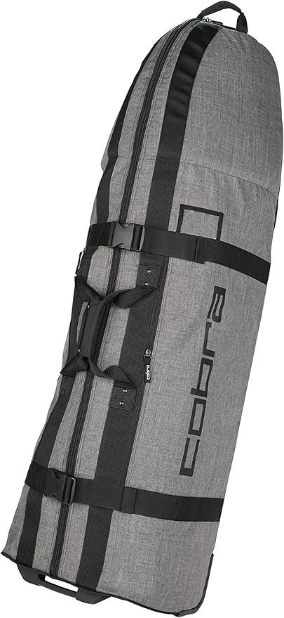 Cobra Golf 2020 Rolling Club Bag (Black-Heather Gray)
