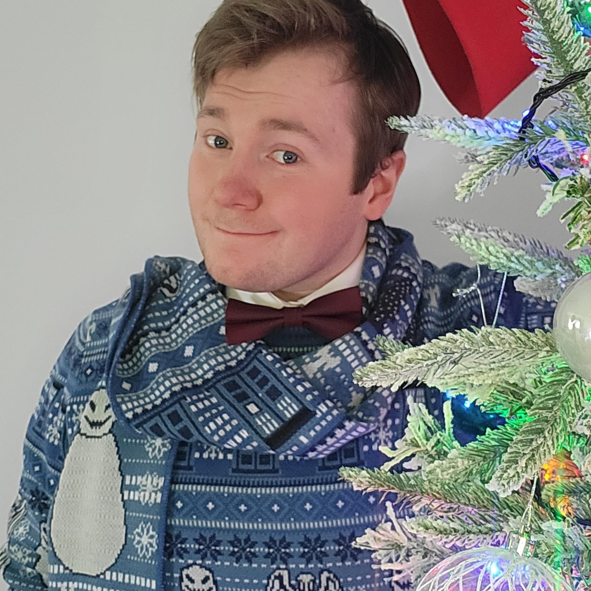 Maglione di Natale Tardis Maglione Natalizio BBC Ufficiale di LOVARZI