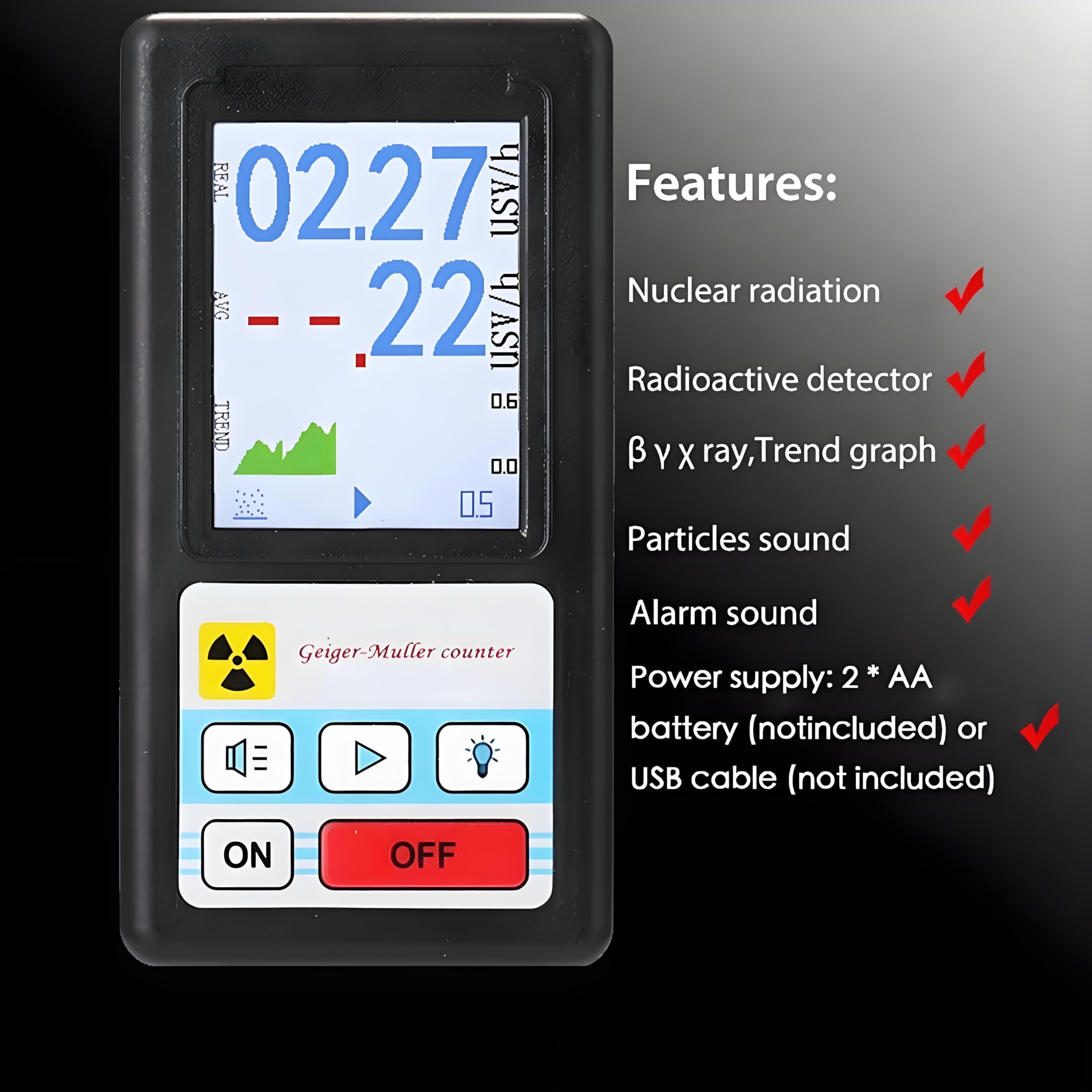 Geiger Counter - Nuclear Radiation Detector -3
