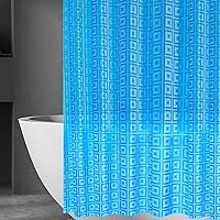 Vista 13 de Forro de Cortina de Ducha de Plástico Transparente de Tamaño Estrecho, 42x72 Pulgadas, Plástico Transparente Delgado y Liviano para Baño con Ojales