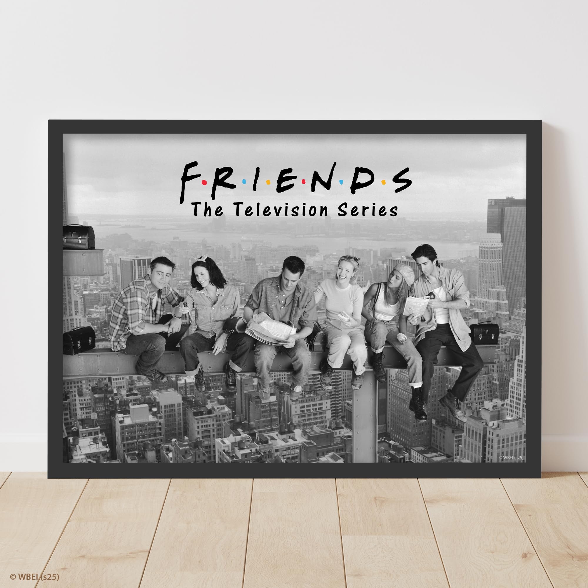 Friends Print - Lunch Break with Logo Poster Wall Art (29.7cm x 42cm - A3)