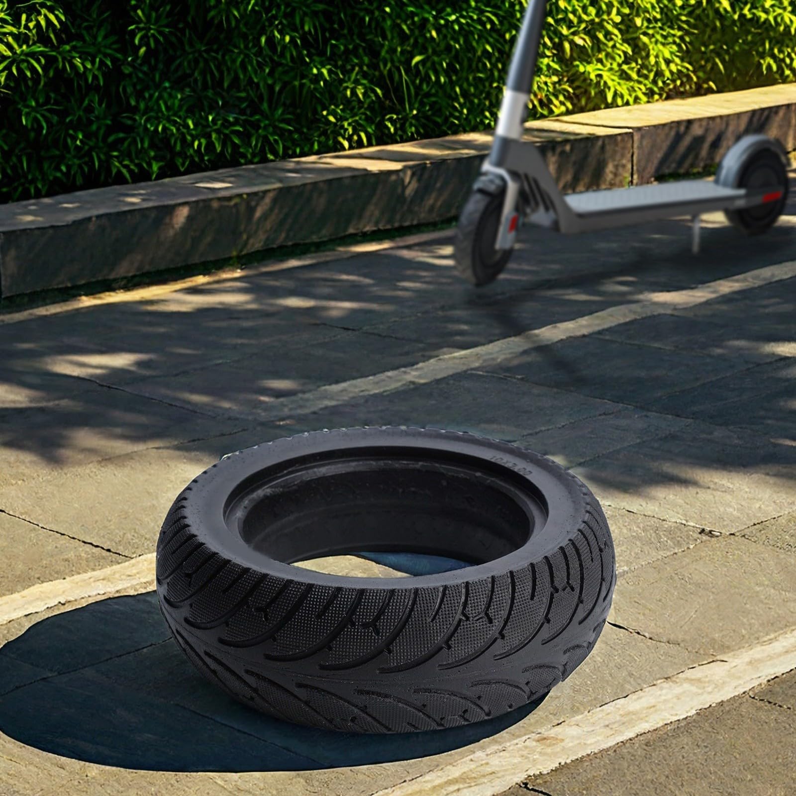 10-calowy skuter elektryczny, solidna opona 235 x 74 mm, niepneumatyczne koło zapasowe do Hoverboard Gruba odporna na zużycie antypoślizgowa gumowa opona 10 x 3,0 (10 x 2,70 a