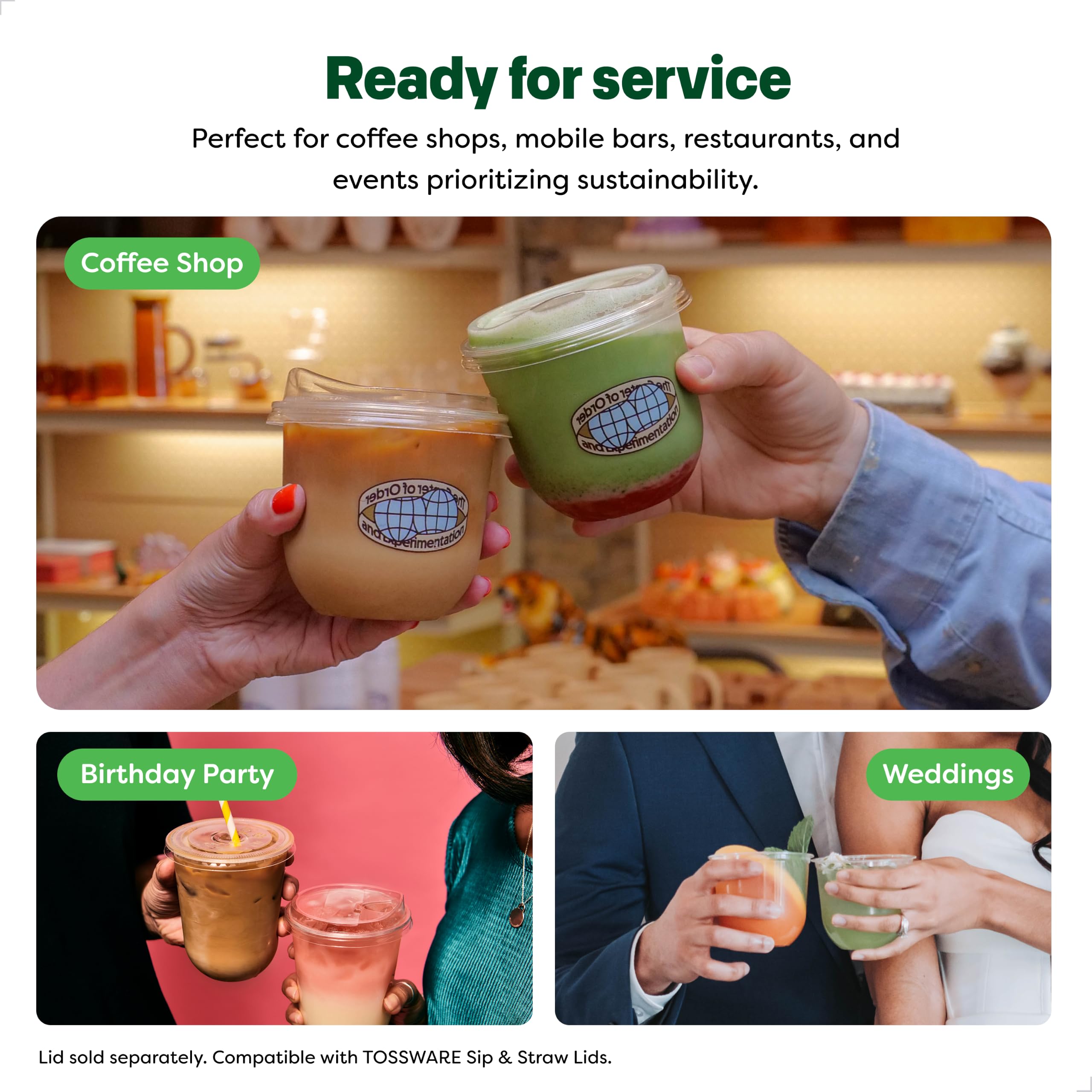 Plant-Based Cold Cups - Eco-Friendly Party Cups -4