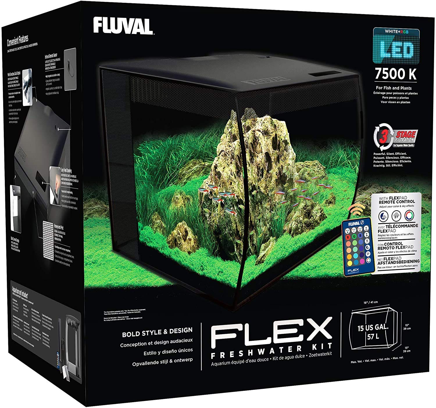 Fluval Aquarium 1 unité 4000 g