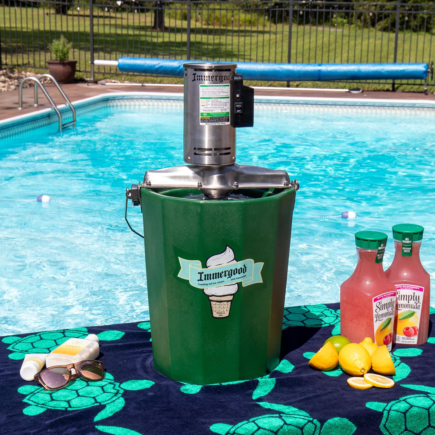 Amazon.com: Immergood - 6 qt - Battery Powered Ice Cream Maker