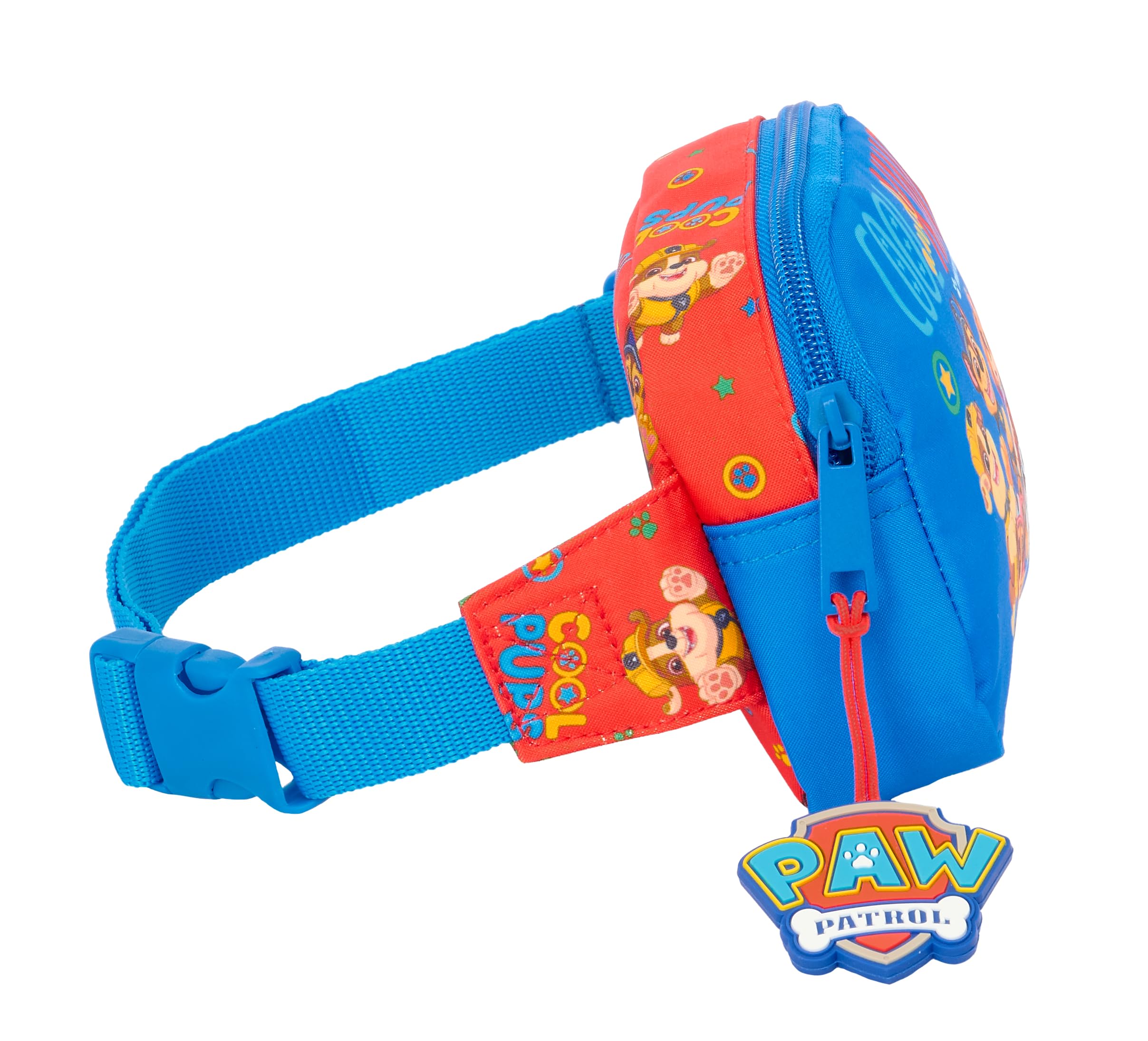 PAW PATROL COOL - Marsupio per bambini, ideale per giovani e bambini di diverse età, comodo e versatile, qualità e resistenza, 14 x 4 x 11 cm, Rosso/blu, M, Casual