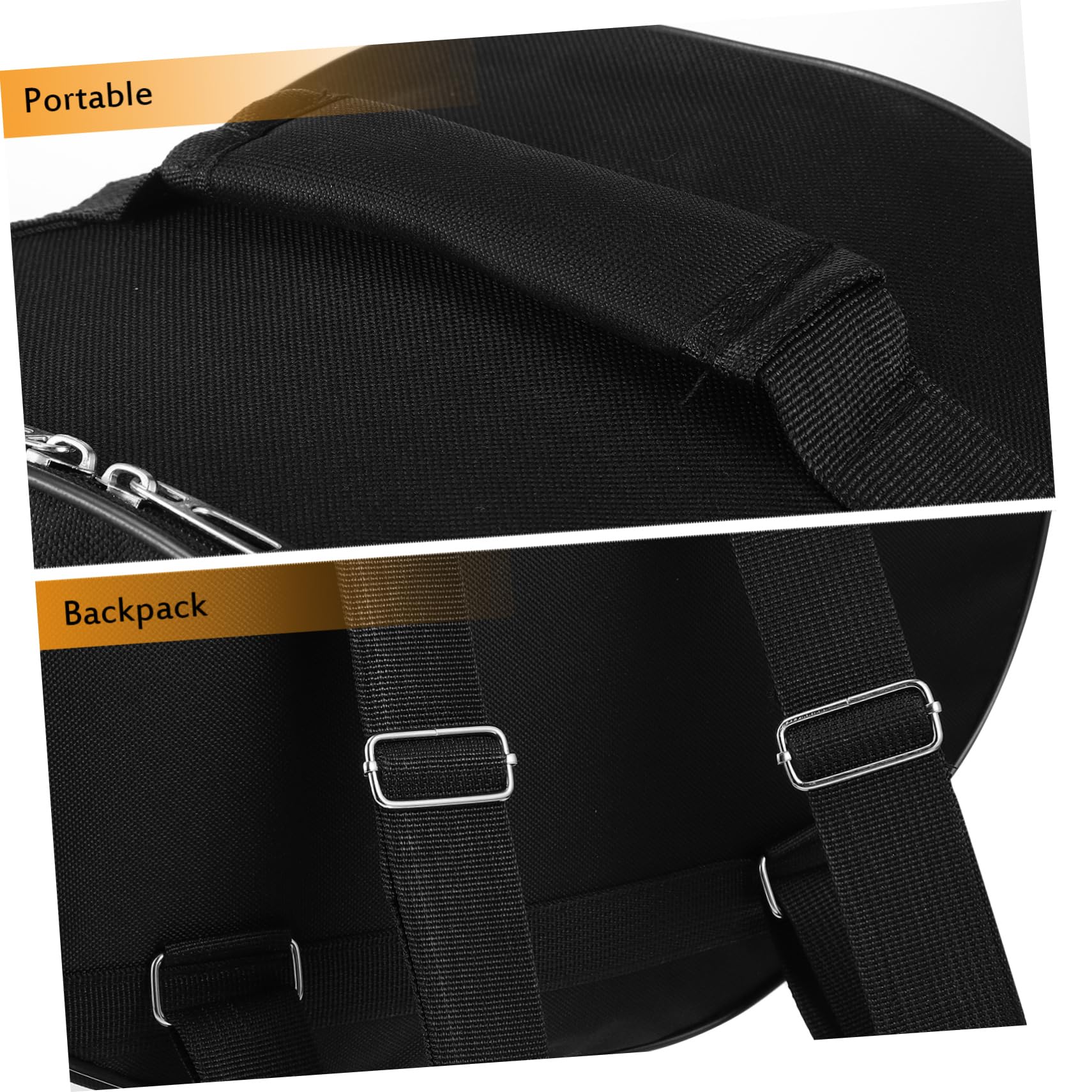 TOYANDONA bolsa de caja bolsa para instrumentos de percusión bolsa de instrumentos de percusión mochila bolsa de almacenamiento para caja cajas de tambor espalda pandereta baqueta Trampa 7A