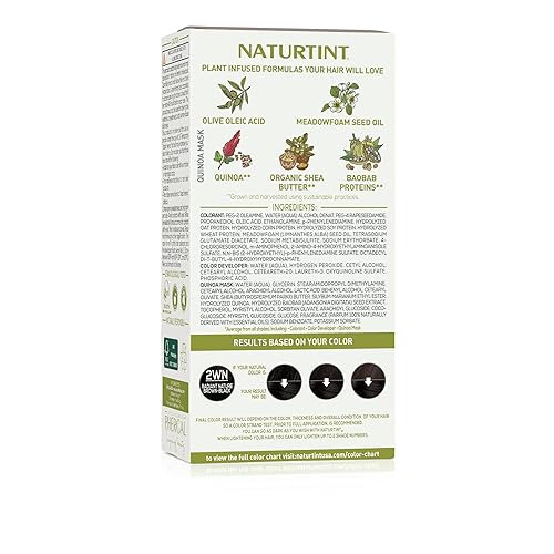 Miniatura 2 de Naturtint 2WN - Tinte permanente para el cabello Radiant Nature Brown Negro (paquete de 1), sin amoníaco, vegano, libre de crueldad, hasta un 100%