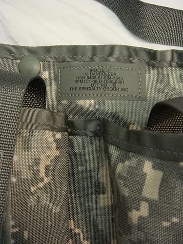 Miniatura 3 de Oficial Ejército Militar de los Estados Unidos ACU Molle II MEDIC Bandoleer bolsa de transporte de botella de agua bolsa bolsa con honda