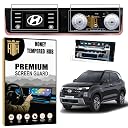 HONEY TEMPERED HUB Screen Guard COMBO For HYUNDAI CRETA 2024 FACELIFT / 8 Inch INFOTAINMENT + 10.25 INSTRUMENT CLUSTER + AC Panel Protector/S SO Optional/Car Display Accessories [Not Tempered Glass] gallery image