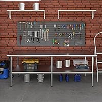 Vista 63 de Mesa de trabajo de acero inoxidable, mesa de metal