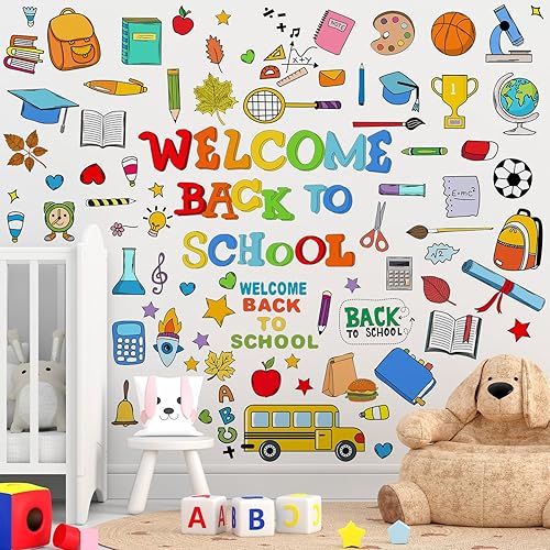 Miniatura 5 de Eersida 74 piezas de calcomanías de pared de gnomo de flores para decoración de habitación de niños, huevos de Pascua, conejo, flores, conejo,