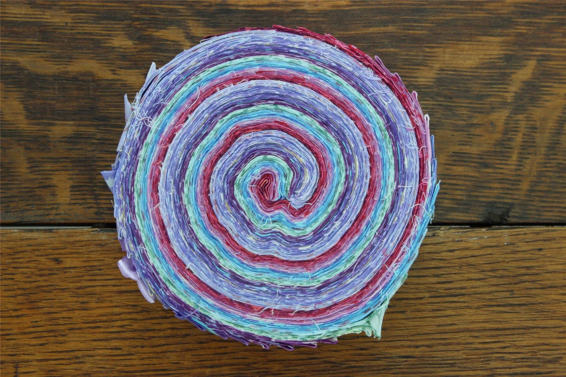 LOUDelephant Cotton Batik Pre Cut Fabric Bundles - Jelly Roll - Orchid, 40 Strip Jelly Roll - Image 3