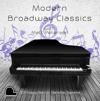 Modern Broadway Classics - PianoDisc Compatible Player Piano Music on 3.5" DD 720k Floppy Disk