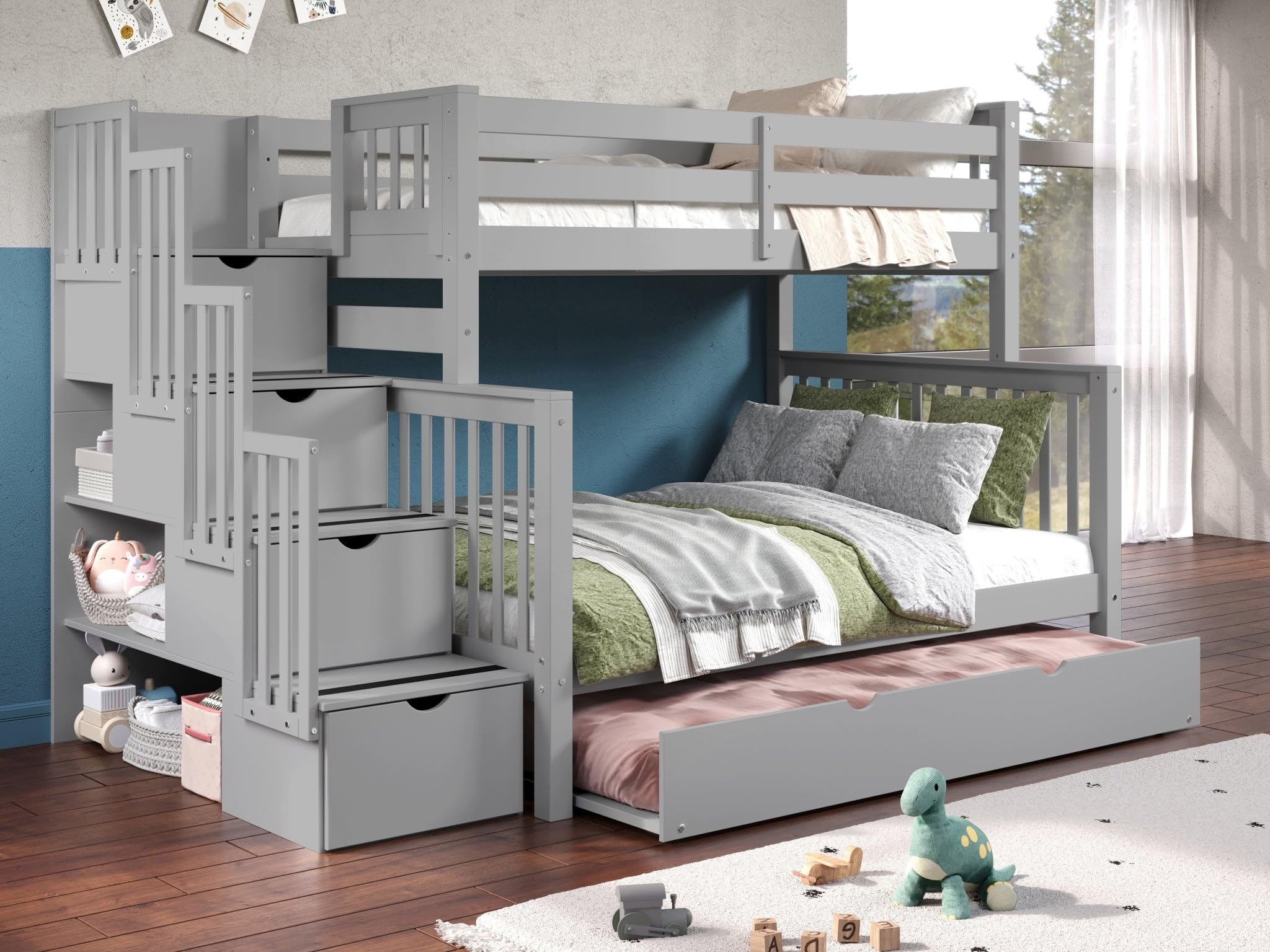 Bedz King Stairway Bunk Beds