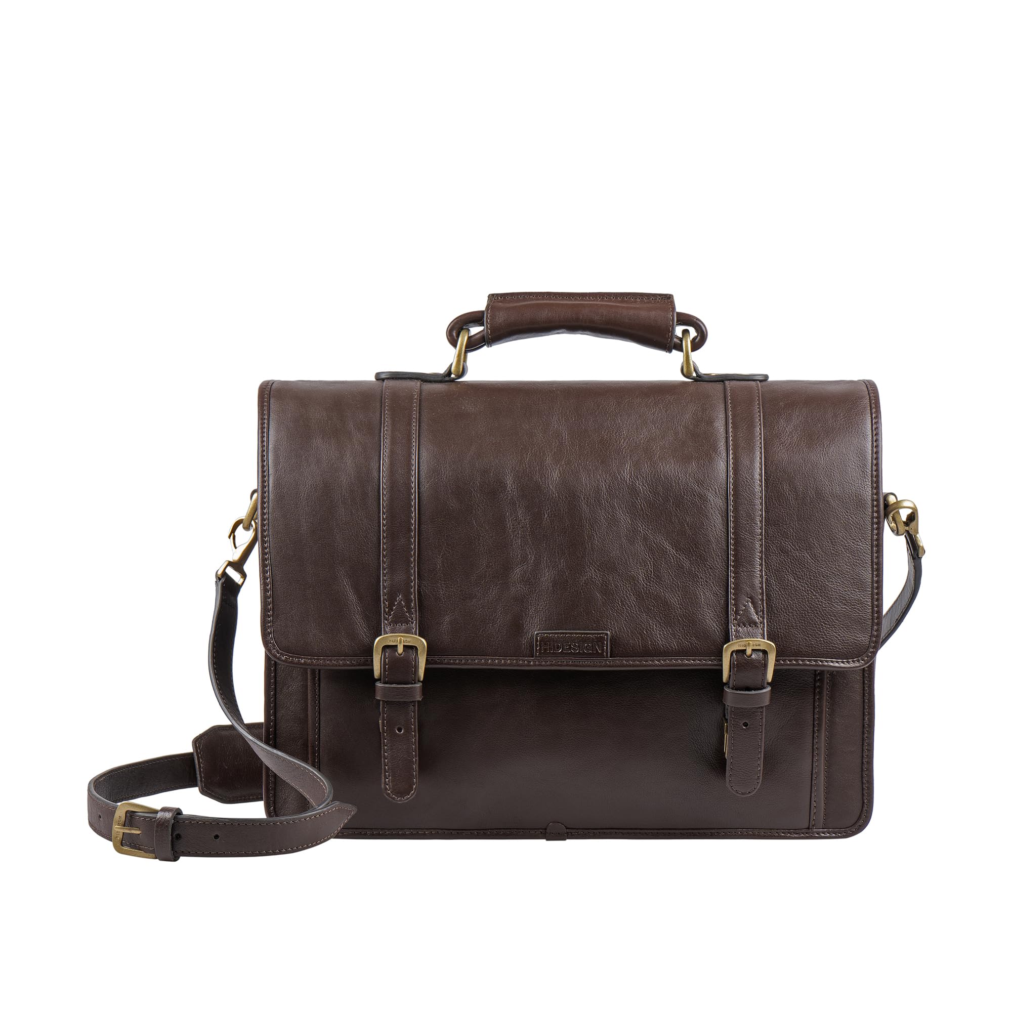 hidesign Men's Genuine Leather Briefcase-picture-27