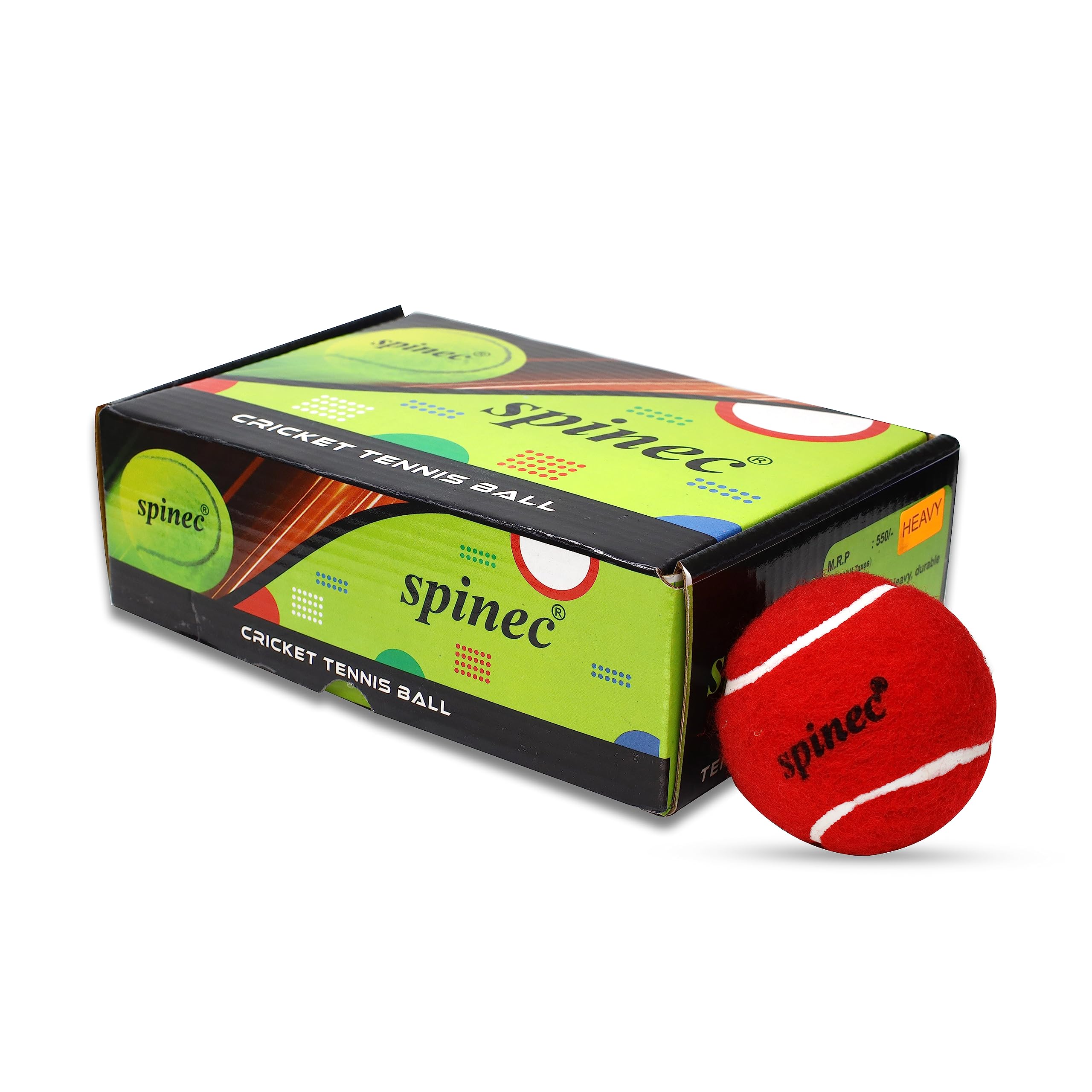 Spinec® Rubber Cricket Tennis Ball Heavy, Red (Pack of 6) (B09ZQRQRDF) Amazon Price History, Amazon Price Tracker