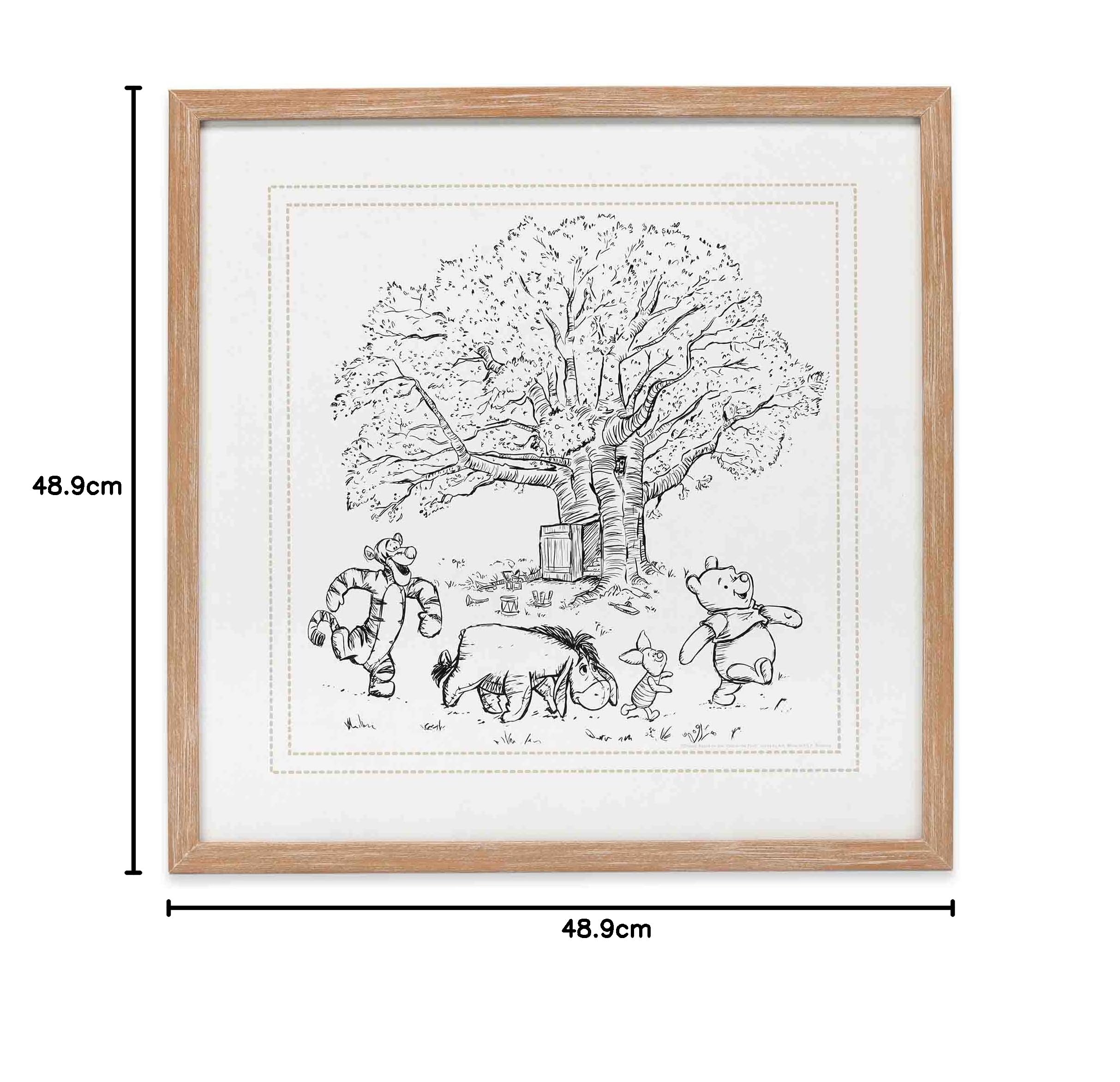 まななっとう くまのプーさん 絵画 木製フレーム ディズニー アート Amazon.co.jp: ディズニー くまのプーさんとお友達 スケッチシーン