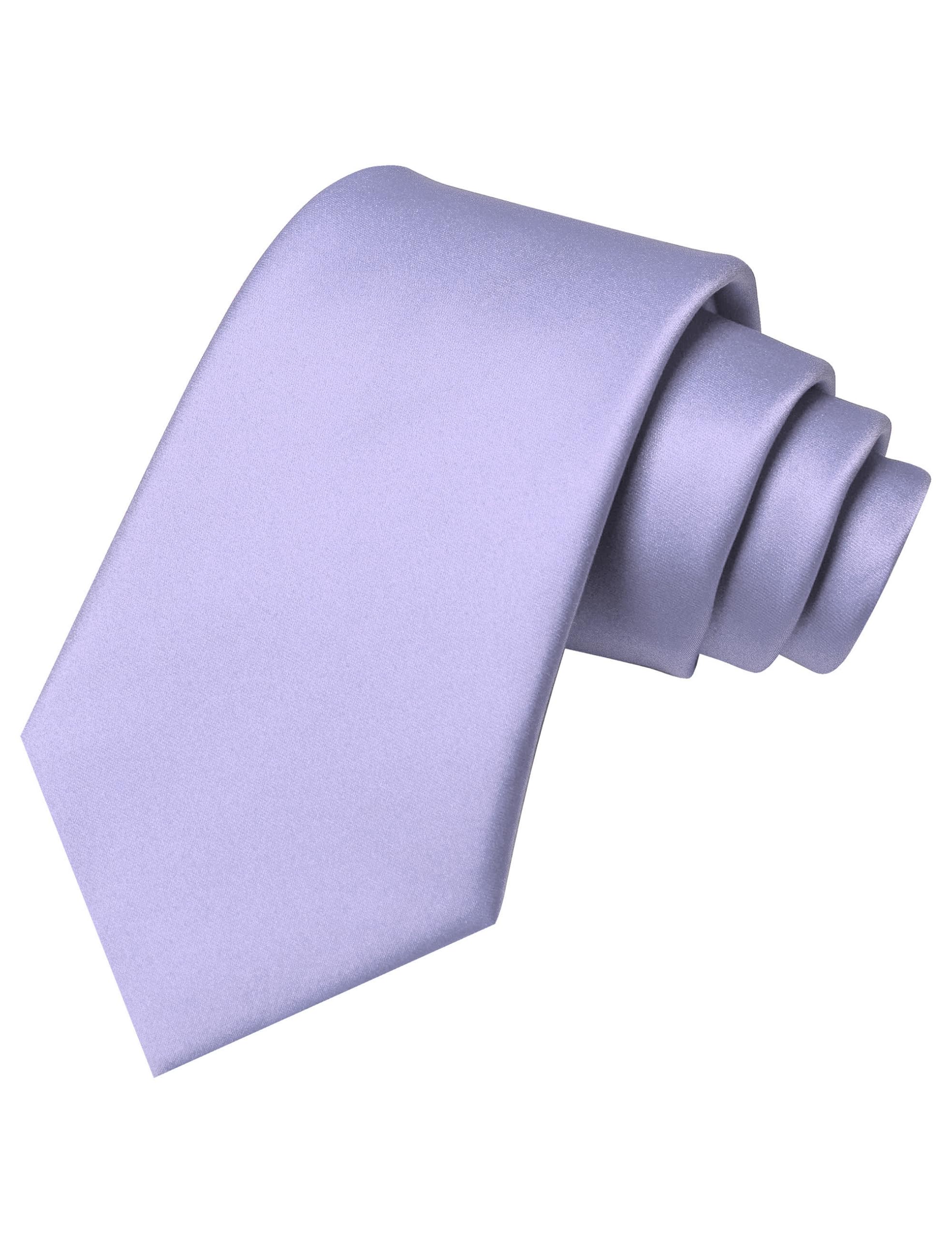 JEMYGINS Solid Color Tie Mens Necktie for Business and Wedding — view 33