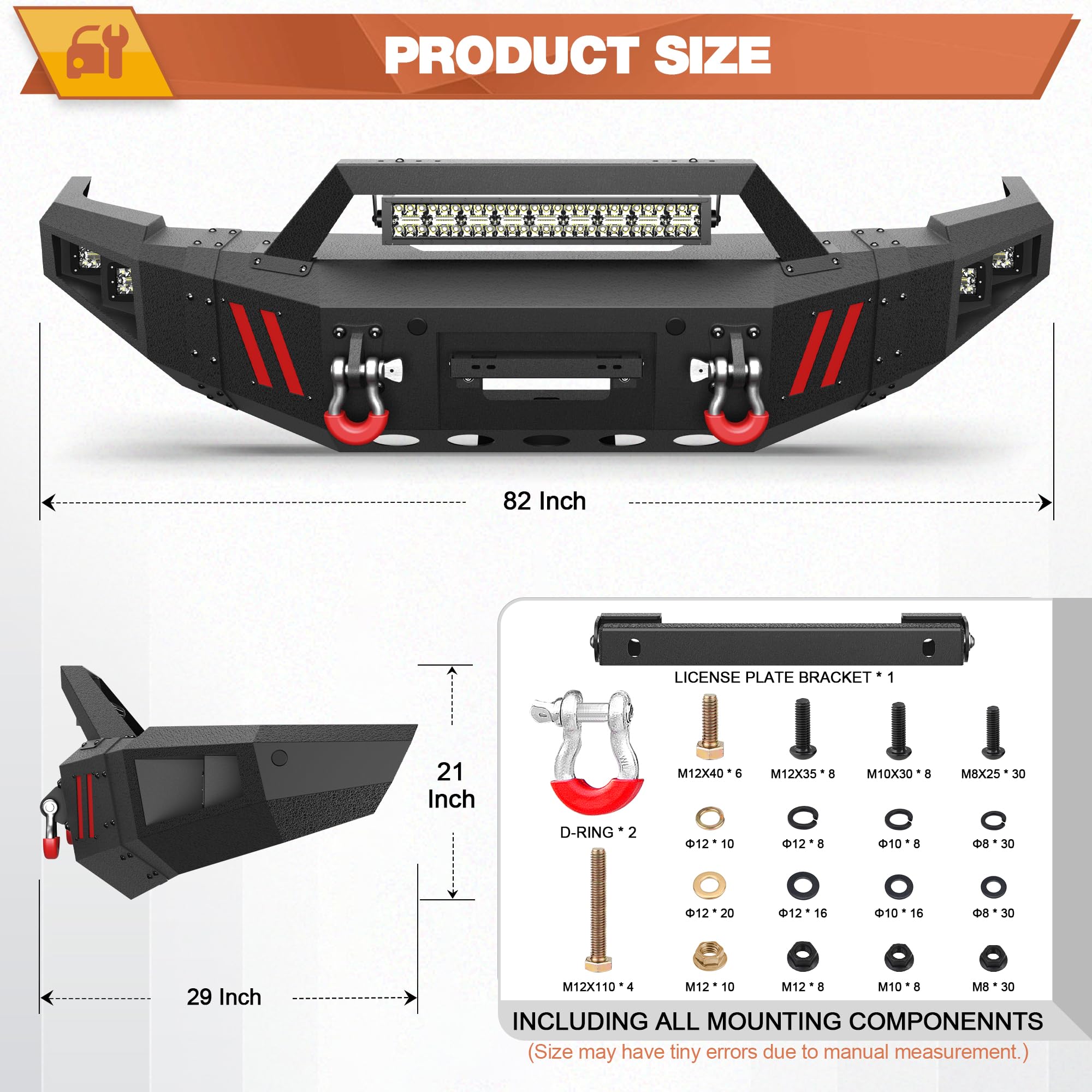 Front Bumper Fit for Dodge Ram - Product View
